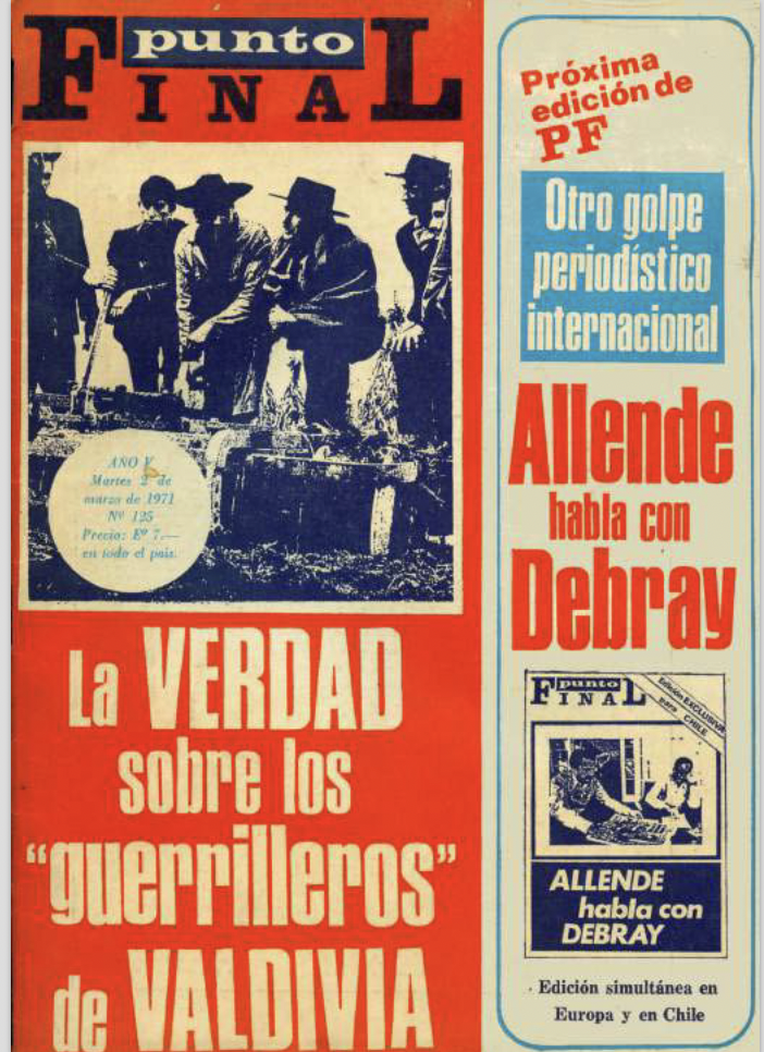 Portada de *Punto Final*, marzo de 1971